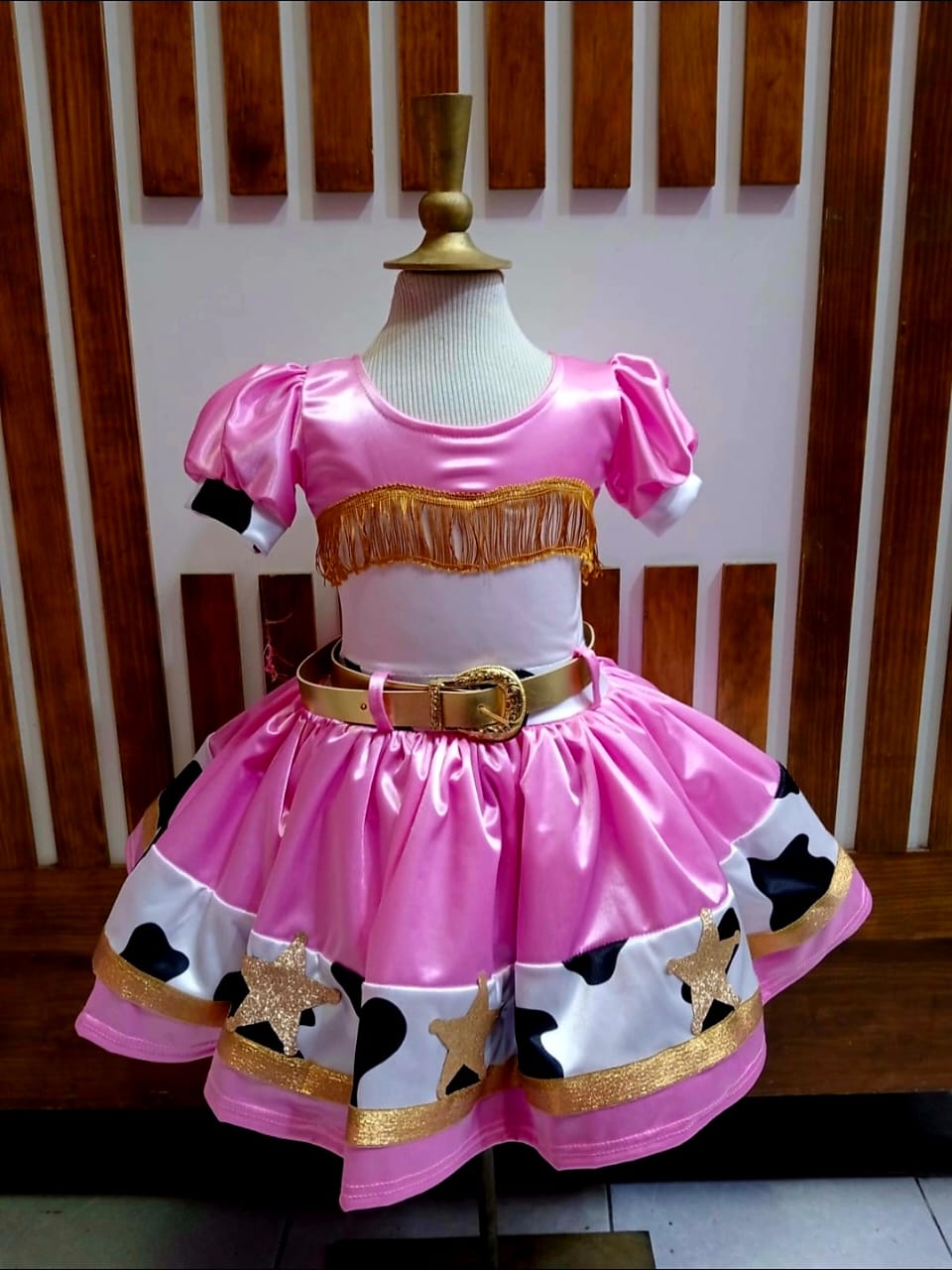 Vestido Vaquera Rosa